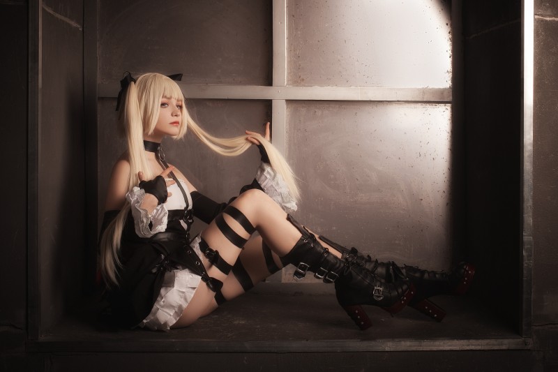Karina Salakhutdinova, Women, Cosplay, Maid Outfit, Shoes, Dead or Alive Wallpaper
