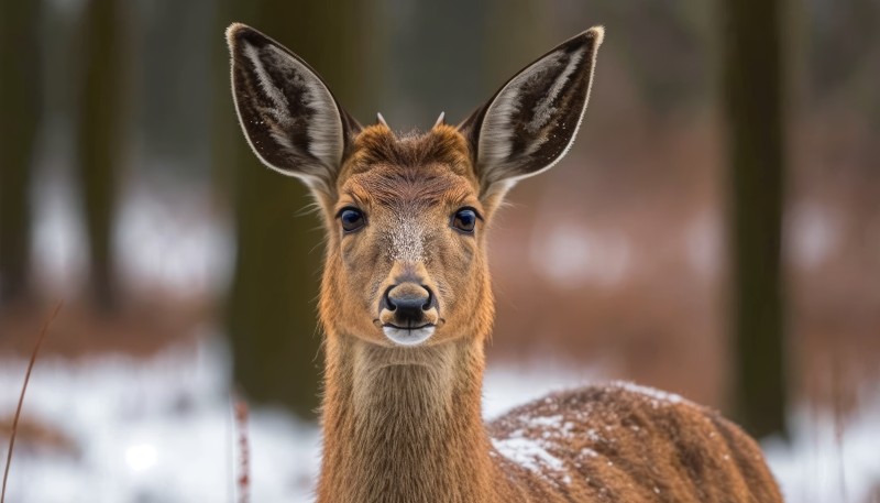 AI Art, Animals, Nature, Roe Deer Wallpaper