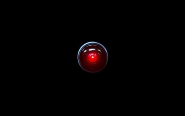 Computer, Technology, Black Background, HAL 9000 Wallpaper