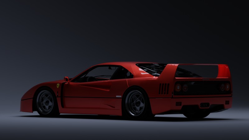 Ferrari, Ferrari F40, CGI, Supercars, Car Wallpaper