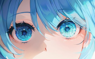 Eyes, Anime Girls, Closeup Wallpaper