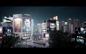 Ghostwire Wire Tokyo, Ghostwire, Video Games, Screen Shot, Shibuya Wallpaper