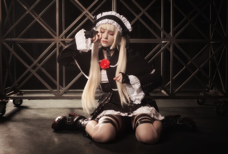 Karina Salakhutdinova, Women, Cosplay, Maid Outfit, Shoes, Marie Rose (Dead or Alive) Wallpaper