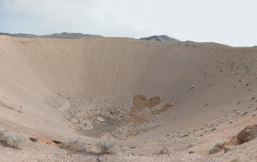 Crater, Sedan Crater, USA, Nevada Wallpaper
