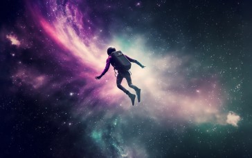 AI Art, Illustration, Space, Universe, Nebula Wallpaper