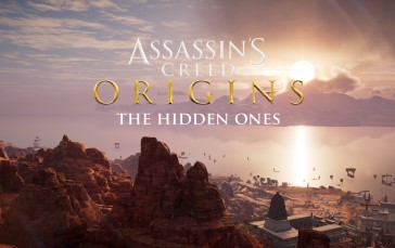 Assassin Creed Origins, Title, Assassin’s Creed, Clouds, Water Wallpaper