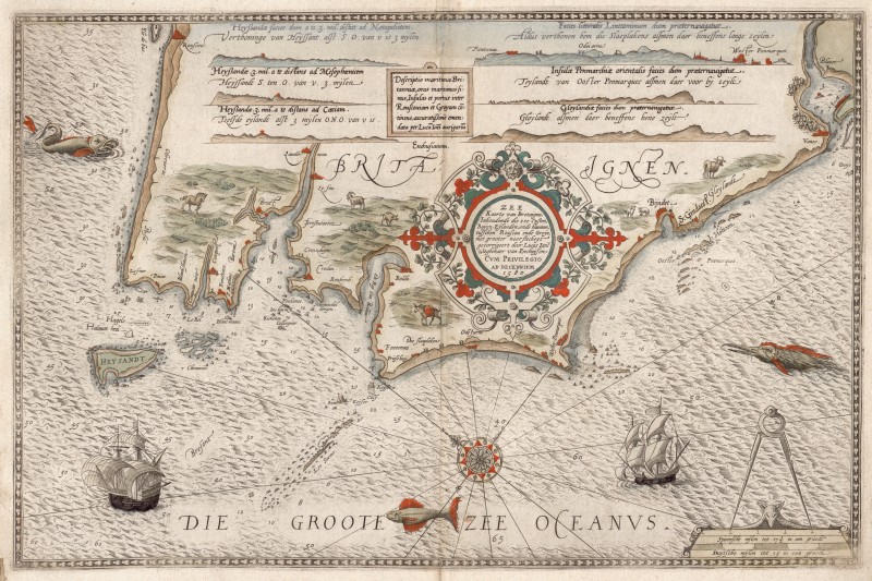 Map, Ancient, Brittany (France), Digital Art Wallpaper