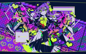 Vocaloid, Nounoknown, Anime Girls, Scissors, Knife Wallpaper