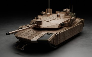 Tank, Weapon, Military, Science Fiction, ArtStation Wallpaper