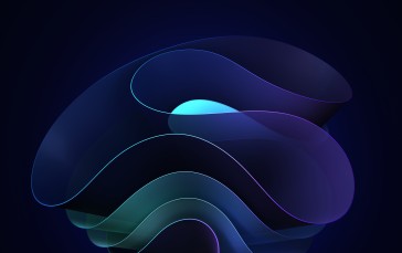 Minimalism, Windows 11, Abstract, 3D Abstract Wallpaper