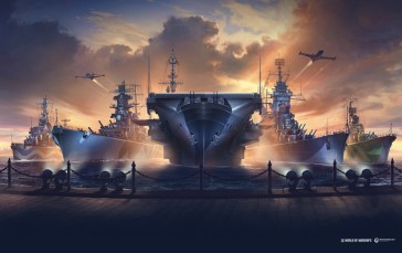 World of Warships , Wows, Warship, Wargaming, Water Wallpaper