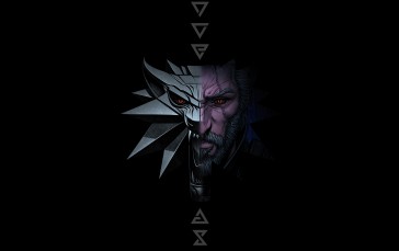 Video Games, The Witcher 3: Wild Hunt, Simple Background, Minimalism Wallpaper