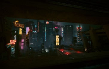 CD Projekt RED, Screen Shot, Video Games, City Lights, Cyberpunk 2077 Wallpaper