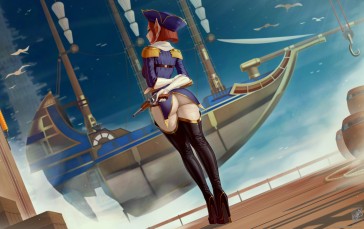 Captain Amelia, Treasure Planet, Disney, Fantasy Girl, Fictional Character, 2D Wallpaper