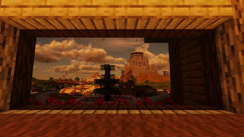 Minecraft, Building, Video Games, Clouds, CGI Wallpaper
