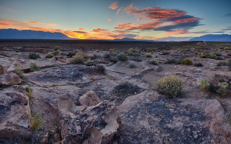 Volcanic Tablelands, Chalfant, California, Landscape, Photography, Clouds Wallpaper