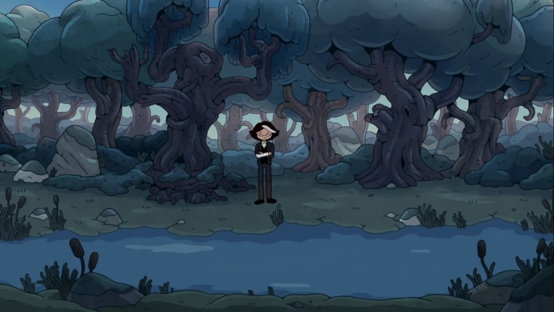 Adventure Time, Ice King, Screen Shot, Water, Forest Wallpaper