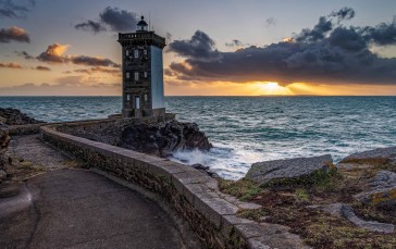 Nature, Coast, Sea, Lighthouse, France Wallpaper