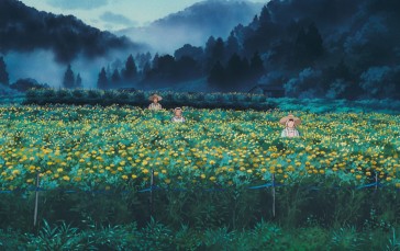 Studio Ghibli, Omoide Poro Poro, Upscaled, Film Stills, Anime Girls Wallpaper