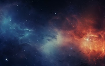 AI Art, Universe, Space, Nebula Wallpaper