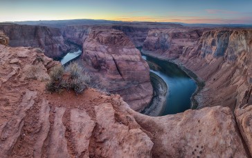 Horseshoe Bend Out, Canyon, River, Photography Wallpaper