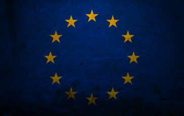 Flag, European Union, Grunge, Stars Wallpaper