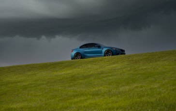 Car, BMW, BMW M GmbH, Grass, Clouds Wallpaper