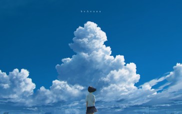 Aeuna, Digital Art, Artwork, Illustration, Sky, Clouds Wallpaper
