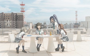 Love Live! Sunshine, Anime Girls, Matsuura Kanan, Sakurauchi Riko, Kurosawa Dia Wallpaper