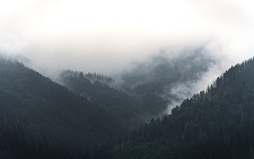 Mountains, Mist, Nature, Photography Wallpaper
