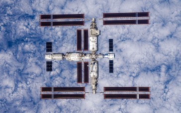 Space Station, Universe, Tiangong Space Station, China, Top View Wallpaper