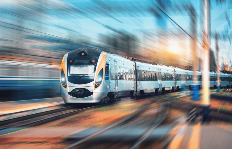 Train, Locomotive, Motion Blur, Vehicle Wallpaper