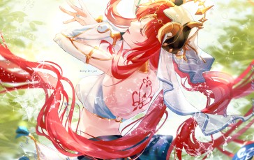 Anime, Anime Girls, Nilou (Genshin Impact), Genshin Impact, Redhead Wallpaper