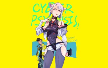 Nirak, Lucyna Kushinada (Cyberpunk: Edgerunners), David Martinez (Edgerunners), Cyberpunk: Edgerunners, Cyberpunk, Trigger Wallpaper