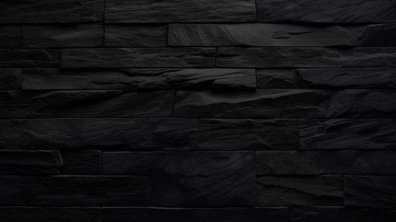 AI Art, Dark, Stones, Simple Background Wallpaper