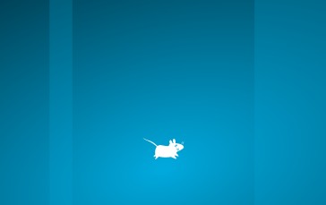 Xfce, Blue Background, Minimalism, Linux Wallpaper