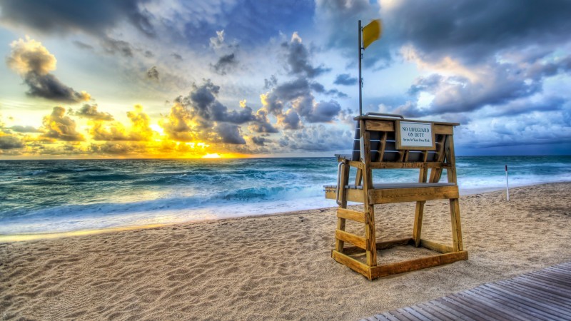 Trey Ratcliff, Photography, Beach, Sky, Water Wallpaper