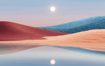 Windows 11, Landscape, Digital Art, Nature Wallpaper
