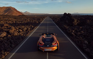 BMW, BMW I8, Car, Road, Rear View Wallpaper