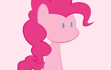 My Little Pony, Pinkie Pie, Simple Background, Pony, Minimalism Wallpaper