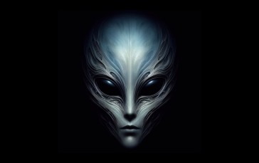 Alien (Creature), Dark, Black, Simple Background, Eyes Wallpaper
