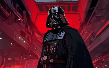 AI Art, Darth Vader, Star Wars, Digital Art Wallpaper