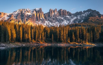 Nature, Landscape, Lake, Italy, Water, Forest Wallpaper