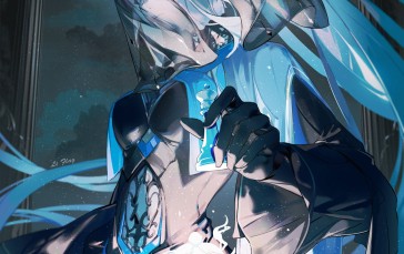 Anime, Anime Girls, Blue, Morgan Le Fay Wallpaper