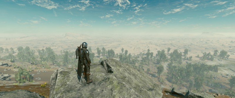 Starfield (video Game), The Mandalorian, Clouds, Planet Capture, Standing Wallpaper