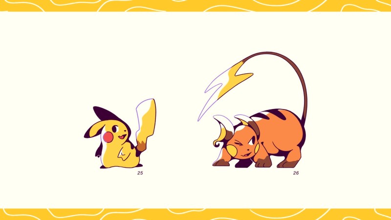Pokémon, Pokemon First Generation, Pikachu, Raichu, Rodent Wallpaper