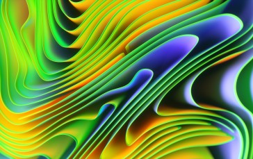 Ari Weinkle, Twirl, Abstract, Colorful Wallpaper