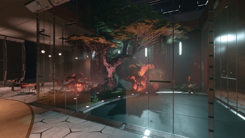 Starfield (video Game), Screen Shot, Video Game Art, CGI, Trees, Glass Wallpaper