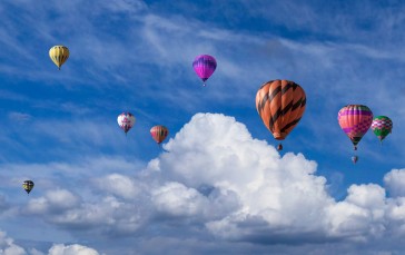 Sky, Balloon, Clouds, Hot Air Balloons Wallpaper