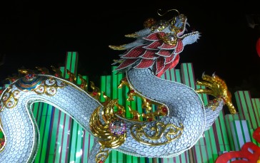 Plates, Fantastic Realism, White, Chinese Dragon, Creature Wallpaper